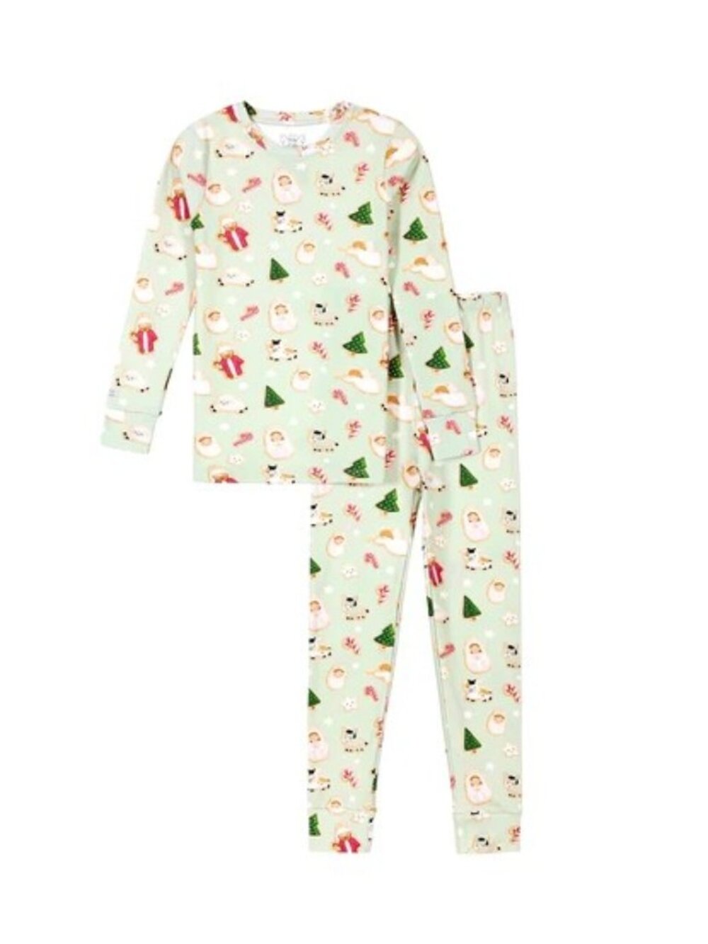 Holy Pals NWT Size 2 "Gingerbread Jesus" LS pajamas